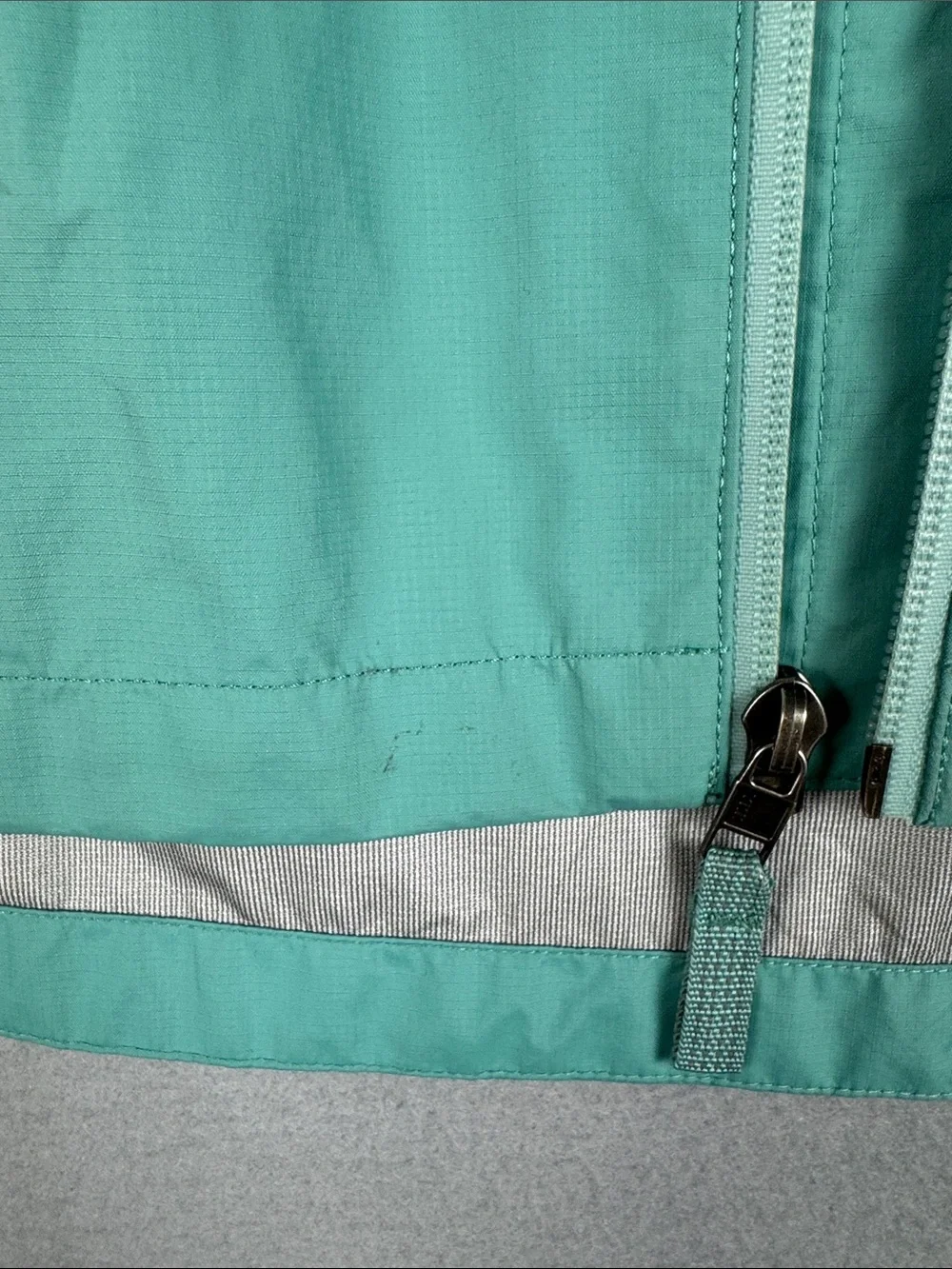 Patagonia Kids Mint Green H2No Hooded Raincoat Size: 14 XL